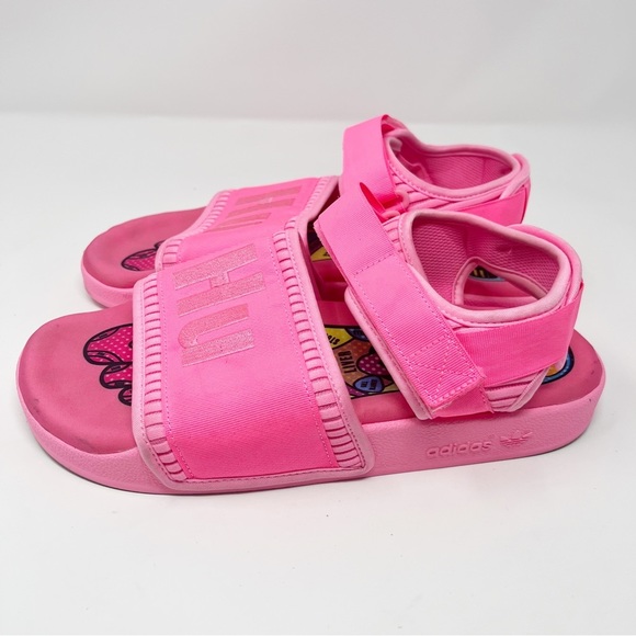 Adidas Pharrell x Adilette 2.0 Sandal \'Hyper Pop\' Pink FU7612 Men\'s Size 9 main image 6